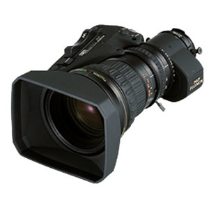  Fujinon HS18x5.5BERM 18x 1/2" XDCAM HD Lens with 2x Extender, Manual Focus, Servo Zoom 