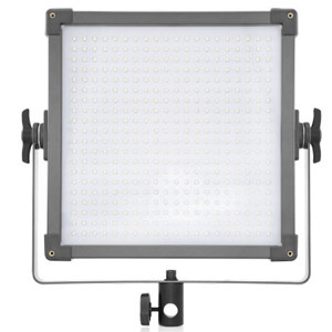  F & V Lighting K4000S Bi-Color LED Studio Panel with 3-Stud Anton Bauer Battery Plate, 3200K - 5600K, Dimmable 