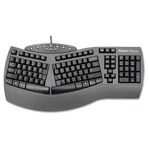 Pink Ergonomic Keyboard