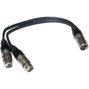 Frezzi 96734 FR42 4x2 4-Pin XLR Y Adapter Cable 96734