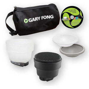  Gary Fong Lightsphere Collapsible Portrait Lighting Kit with Patented Mounting System 