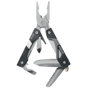  Gerber Vise Mini Keychain Multi-Tool, Black 