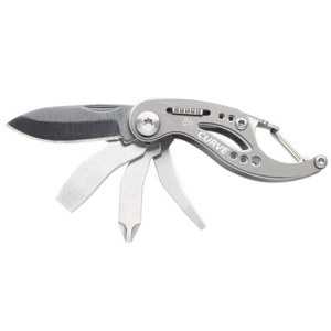  Gerber Curve Mini Keychain Multi-Tool, Grey 