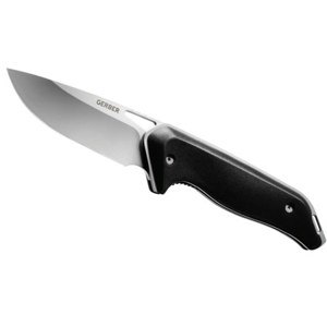  Gerber Moment Drop Point Folding Knife with Sheath 