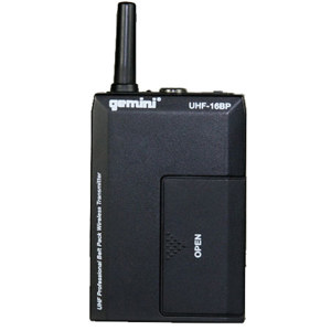 Gemini UHF-16BP Belt Pack Transmitter: Picture 1 regular