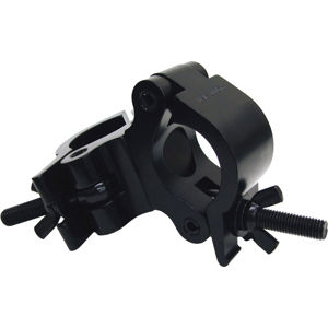  Global Truss Powder Coat Heavy Duty Dual Swivel Clamp, Black 