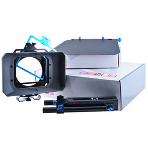  Genus GMKSUP-82 Matte Box with Advanced Base Rod, 82mm Adapter, 15mm Rod System, 2 Filter Holders, French Flag 