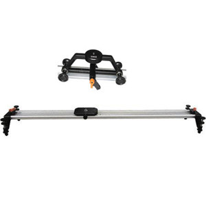  Gepe 40" Heavy Duty Camera Slider - Bundle - with  Slider Dolly 