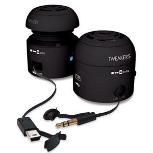 Grandmax Tweakers Pull-n-Play Portable Speakers SPKR-R1-BK-L02
