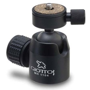  Giottos MH-1104 Small Ball Head with Single Knob MH-330 Camera Platform, Supports 7 lbs. 