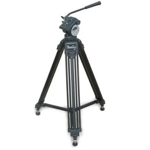  Giottos BL1150N 3-Section Aluminum Video Tripod with Leveling Ball and Quick Release Head, Maximum Height 59.6", Supports Up to 11 lbs 