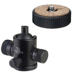  Giottos MH-1301 Pro Series II Medium Socket & Ball Head with 1/4x20 Camera Mount - Max Load: 20 Lbs. 