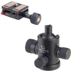  Giottos MH-1302 Pro Series II Socket & Ball Head with MH-655 Quick Release System - Max Load: 18 Lbs. 