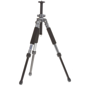  Giottos MT-9240, 2 Section Aluminum Series, Universal Tripod Legs, Supports up to 6.6 lbs., Maximum Height 24", Metallic Color. 