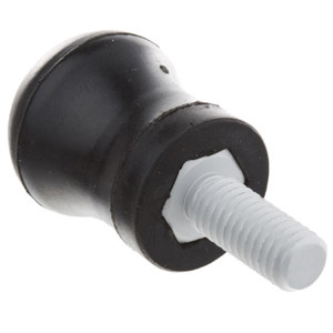  Giottos Spare Rubber Foot with Metal Spike, 1.2" Diameter, 2.4" length 