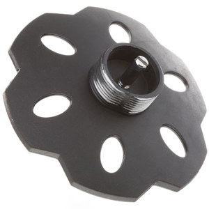  Giottos Snow Shoe with Spike and Removable Stud, 4" Diameter, 3.2" Length with Ground Metal Tip 