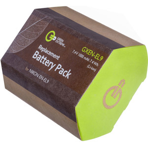 Green Extreme EN-EL9a Lithium-Ion Rechargeable Battery Pack (1000mAh 7.4volts) Thumbnail Image