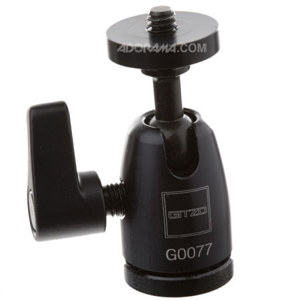  Gitzo G0077 Vertical Ball Head for Series 00 Tripods (Supports 2.2 lbs) 