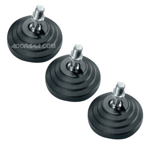  Gitzo G1220130B3 Big Foot Adapter 80mm Set of 3 for Classic Tripods Series 2 and 3 