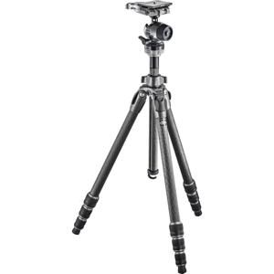  Gitzo GK1542-80QD Mountaineer Series 1 Carbon Fiber 4 Sections Tripod Kit, Includes Centre Ball Head, Arca-Swiss Style Plate, 22.04lbs Load Capacity 