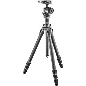  Gitzo GK2542-80QD Mountaineer Series 2 Carbon Fiber 4 Sections Tripod Kit, Includes Centre Ball Head, Arca-Swiss Style Plate, 30.86lbs Load Capacity 