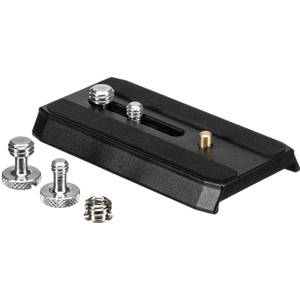  Gitzo GS5370MC Quick Release Plate, Medium Length with 1/4" and 3/8" Screws & Video Pin 