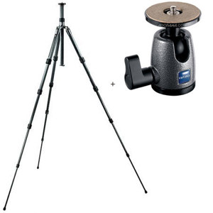 Gitzo GT1542T Series 1 Traveler 6x Carbon Fiber 4 Section Tripod with Gitzo Head: Picture 1 regular