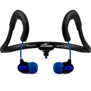 H2O Audio IEN2-BK Surge Sportwrap 2G In-Ear Waterproof Headphones H2O-IEN2-BK