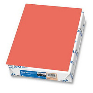  Hammermill Fore MP Recycled Colored Paper, 11x17", 500 Sheets/Ream, Salmon 