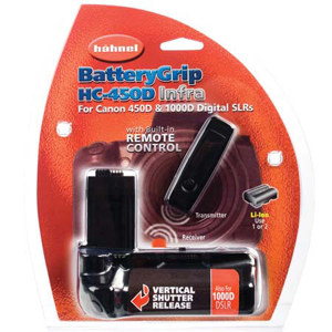 Image :  Hahnel Battery Grip with Infrared Remote for the Canon XSi/ 450D And T1i/ 500D Digital Camera\'s 