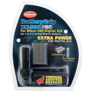 Image :  Hahnel Battery Grip with Infrared Remote for Nikon D80 Digital Camera 