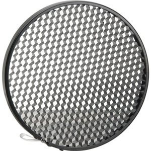  Hensel 9" Honeycomb Grid #4, Round, Black. 
