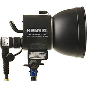  Hensel EH Pro MINI 1200 P Speed Head, 1200 Watt Second Flash Head with 50 Watt Modeling Lamp, for the Porty Pack. 