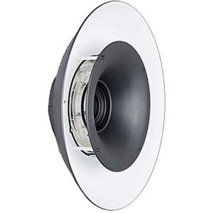  Hensel Standard RF Reflector with White Deflector for the 14" Ringflash Head 