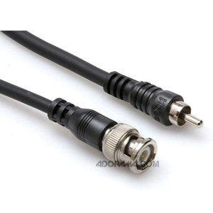 Hosa 3ft Bnc Male to RCA Male 75 Ohm Video Coax Cable: Picture 1 regular