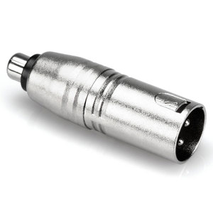Hosa GXM-133 Analog Audio RCA to Male 3-Pin XLR Adaptor: Picture 1 regular