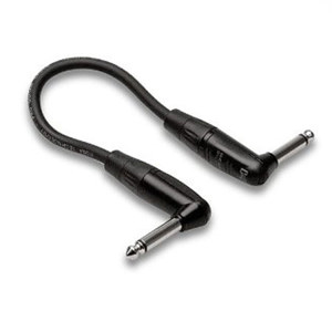 Hosa REAN Straight to Right-Angle Pro Guitar Patch Cable, 12