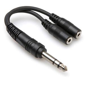 Hosa YMP234 6in Stereo 1/4in Male -3.5mm Female Y-Cable: Picture 1 regular