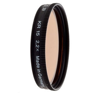  Heliopan 39mm 85B Daylight to Tungsten Conversion Glass Filter, KR15 