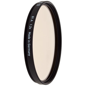  Heliopan 55mm 81A Warming Filter 