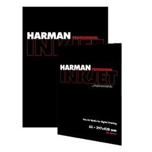  Harman by  Matte 100% Cotton, Smooth, White, Inkjet Paper, 300gsm, 17x22", 30 Sheets 