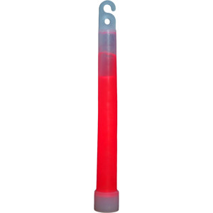 Humvee Gear HMV-6 6" Weatherproof Lightstick with 12-Hour Glow Time, Red 