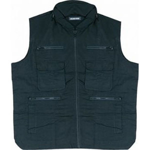 Humvee 100% Cotton Ranger Vest - Black - XXX Large: Picture 1 regular