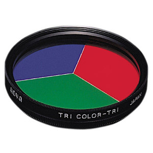  Hoya 55mm Tri-Color Tri Special Effects Glass Filter 
