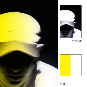  Hoya 49mm Half-Color Yellow Special Effects Glass Filter 