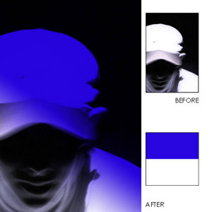  Hoya 55mm Half-Color Blue Special Effects Glass Filter 