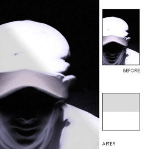  Hoya 72mm Half-Color Light Grey Special Effects Glass Filter 