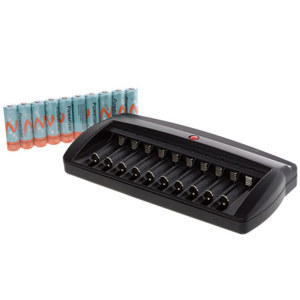 Ikan AA Battery Box, LCD Monitors, 10 Batteries/Charger: Picture 1 regular