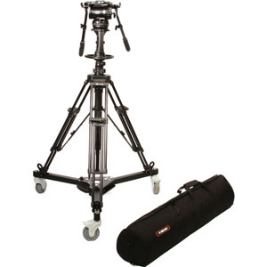  iKan E-Image Pedestal Kit with GH25 Head, Includes EI-7005 E-Image Pedestal Dolly, EI-AT7902A E-Image Pedestal Tripod, GP2 Camera Plate, T30 Bag 