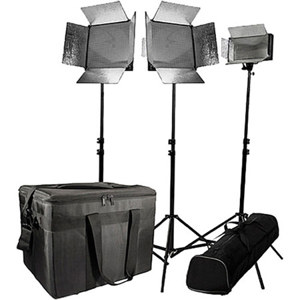  iKan IDK2115-V2 Large 3 Piece Location Kit, Includes 1 x ID500-V2 &2 x ID1000-V2 with Stands and Bags 